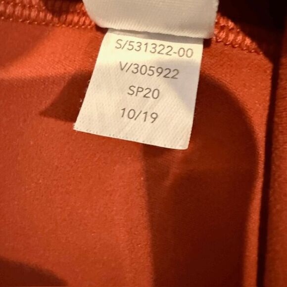 Athleta Twist Salutation Stash Pocket 7/8 Tight Yoga Pant Leggings Rust Size XS - Picture 8 of 13